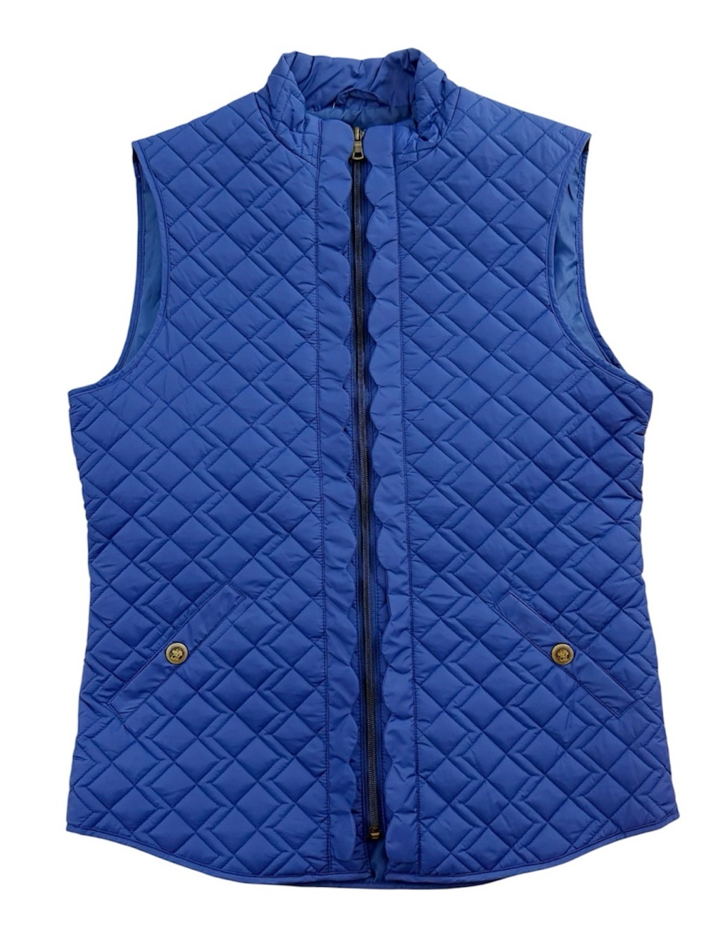 Scallop Vest in Reflecting Pond Navy by Southern Proper Small